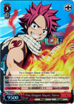 FT/EN-S02-T01S Fire Dragon Slayer, Natsu (Foil) - Fairy Tail English Weiss Schwarz Trading Card Game