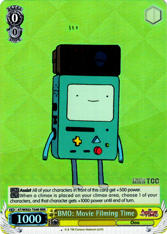 AT/WX02-T04R BMO: Movie Filming Time (Foil) - Adventure Time English Weiss Schwarz Trading Card Game