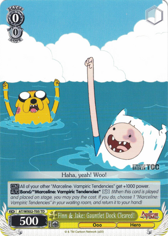 AT/WX02-T05 Finn & Jake: Gauntlet Dock Cleared! - Adventure Time Trial Deck English Weiss Schwarz Trading Card Game