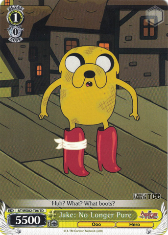 AT/WX02-T06 Jake: No Longer Pure - Adventure Time Trial Deck English Weiss Schwarz Trading Card Game