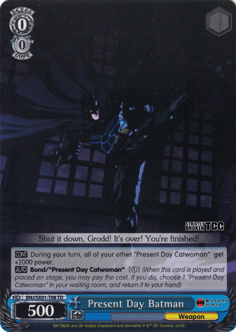 BNJ/SX01-T08 Present Day Batman - Batman Ninja Trial Deck English Weiss Schwarz Trading Card Game