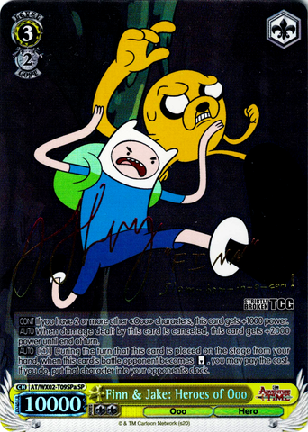 AT/WX02-T09SPa Finn & Jake: Heroes of Ooo (Foil) - Adventure Time English Weiss Schwarz Trading Card Game