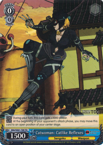 BNJ/SX01-T09 Catwoman: Catlike Reflexes - Batman Ninja Trial Deck English Weiss Schwarz Trading Card Game