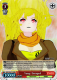 RWBY/WX03-T11R Yang: Enraged (Foil) - RWBY English Weiss Schwarz Trading Card Game