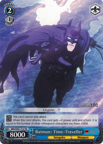 BNJ/SX01-T15 Batman: Time-Traveller - Batman Ninja Trial Deck English Weiss Schwarz Trading Card Game