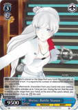 RWBY/WX03-T19 Weiss: Battle Stance - RWBY Trial Deck English Weiss Schwarz Trading Card Game