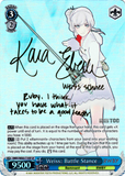 RWBY/WX03-T19SP Weiss: Battle Stance (Foil) - RWBY English Weiss Schwarz Trading Card Game