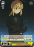 FZ/S17-TE01 Summoned Heroine, Saber - Fate/Zero Trial Deck English Weiss Schwarz Trading Card Game