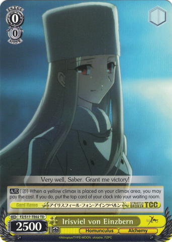FZ/S17-TE02 Irisviel von Einzbern - Fate/Zero Trial Deck English Weiss Schwarz Trading Card Game