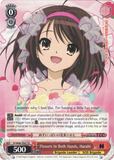 SY/W08-TE02 Flowers in Both Hands, Haruhi - The Melancholy of Haruhi Suzumiya English Weiss Schwarz Trading Card Game