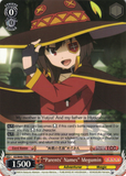 KS/W49-TE02 “Parents' Names” Megumin - KONOSUBA -God’s blessing on this wonderful world! Trial Deck English Weiss Schwarz Trading Card Game