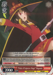 KS/W49-TE03 “Pride of Explosive Magic” Megumin - KONOSUBA -God’s blessing on this wonderful world! Trial Deck English Weiss Schwarz Trading Card Game