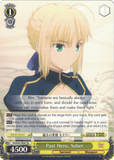 FS/S34-TE04 Past Hero, Saber - Fate/Stay Night Unlimited Blade Works Vol.1 Trial Deck English Weiss Schwarz Trading Card Game