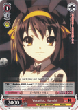 SY/W08-TE04 Vocalist, Haruhi - The Melancholy of Haruhi Suzumiya English Weiss Schwarz Trading Card Game