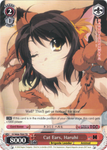 SY/W08-TE05 Cat Ears, Haruhi - The Melancholy of Haruhi Suzumiya English Weiss Schwarz Trading Card Game