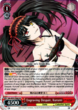 DAL/W79-TE06S Engraving Despair, Kurumi (Foil) - Date A Live English Weiss Schwarz Trading Card Game