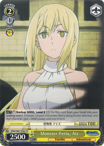 DDM/S88-TE06 Monster Feria, Ais - Is It Wrong to Try to Pick Up Girls in a Dungeon? English Weiss Schwarz Trading Card Game