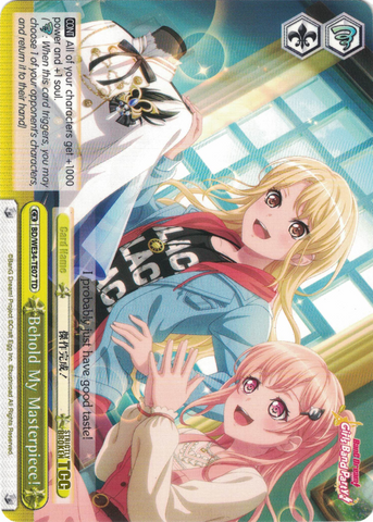 BD/WE34-TE07 Behold My Masterpiece! - Bang Dream! Morfonica Trial Deck Weiss Schwarz English Trading Card Game