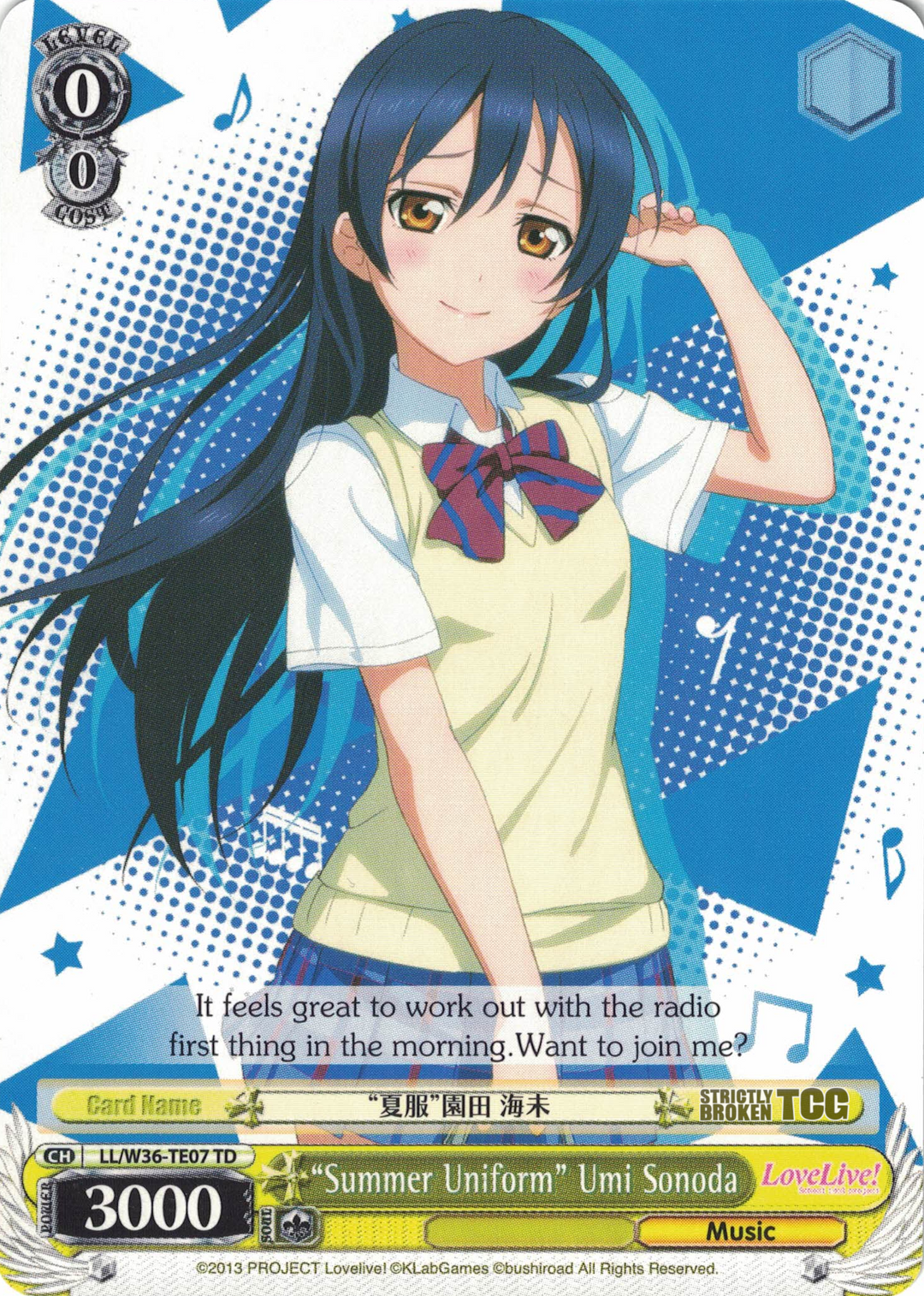 Love Live! School Idol Festival Trial Deck  Strictly Broken TCG