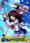 AB/W31-TE08SP Girl Standing Up Against Fate (Foil) - Angel Beats! Re:Edit English Weiss Schwarz Trading Card Game