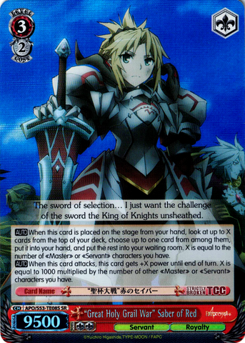 Fate/Apocrypha Foils – Strictly Broken TCG