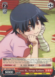 BM/S15-TE08 Loves BL, Suruga Kanbaru - BAKEMONOGATARI Trial Deck English Weiss Schwarz Trading Card Game