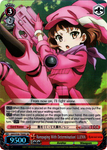 GGO/S59-TE09S Rampaging With Determination! LLENN (Foil) - SAO Alternative – Gun Gale Online – English Weiss Schwarz Trading Card Game