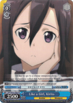 SAO/SE23-TE09 Like a Girl, Kirito - Sword Art Online II Trial Deck English Weiss Schwarz Trading Card Game