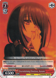 DAL/W79-TE09 Overwhelming Emotions, Kurumi - Date A Live Trial Deck English Weiss Schwarz Trading Card Game