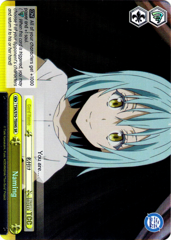TSK/S70-TE09S Naming (Foil) - That Time I Got Reincarnated as a Slime Vol. 1 English Weiss Schwarz Trading Card Game