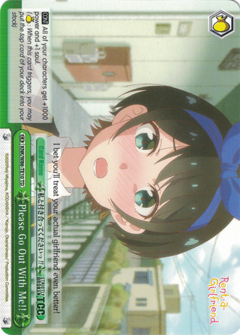 KNK/W86-TE10 Please Go Out With Me!! - Rent-A-Girlfriend Trial Deck Weiss Schwarz English Trading Card Game