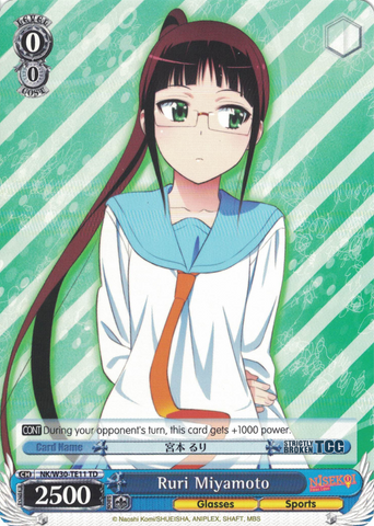 NK/W30-TE11 Ruri Miyamoto - NISEKOI -False Love- Trial Deck English Weiss Schwarz Trading Card Game