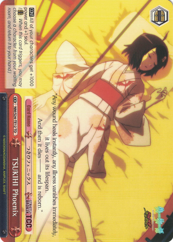 NM/S24-TE12	TSUKIHI Phoenix - NISEMONOGATARI Trial Deck English Weiss Schwarz Trading Card Game