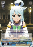 KS/W49-TE12 “Urgent Ally Recruitment!” Aqua - KONOSUBA -God’s blessing on this wonderful world! Trial Deck English Weiss Schwarz Trading Card Game