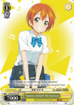 LL/W36-TE13 “Summer Uniform” Rin Hoshizora - Love Live! School Idol Festival Trial Deck English Weiss Schwarz Trading Card Game