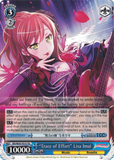 BD/W54-TE15 "Trace of Effort" Lisa Imai - Bang Dream Girls Band Party! Roselia Trial Deck English Weiss Schwarz Trading Card Game