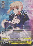 FS/S34-TE16R Holy Grail War Entry, Saber (Foil) - Fate/Stay Night Unlimited Blade Works Vol.1 English Weiss Schwarz Trading Card Game