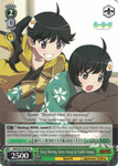NM/S24-TE16 Noisy Morning, Karen Araragi & Tsukihi Araragi - NISEMONOGATARI Trial Deck English Weiss Schwarz Trading Card Game
