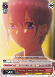 5HY/W83-TE16 That Day at Sunset, Ichika Nakano - The Quintessential Quintuplets English Weiss Schwarz Trading Card Game