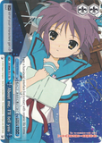 SY/W08-TE17 About me. I'll tell you - The Melancholy of Haruhi Suzumiya English Weiss Schwarz Trading Card Game