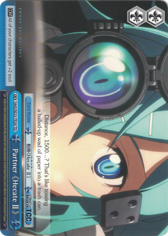 SAO/SE23-TE20 Partner 《Hecate Ⅱ》- Sword Art Online II Trial Deck English Weiss Schwarz Trading Card Game