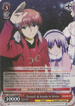 AB/W31-TE24R Otonashi & Kanade in Winter (Foil) - Angel Beats! Re:Edit English Weiss Schwarz Trading Card Game