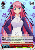 5HY/W83-TE25S Second of the Quintuplets, Nino Nakano (Foil) - The Quintessential Quintuplets English Weiss Schwarz Trading Card Game