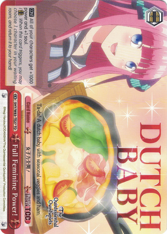 5HY/W83-TE27 Full Feminine Power! - The Quintessential Quintuplets English Weiss Schwarz Trading Card Game
