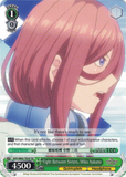 5HY/W83-TE39 Fight Between Sisters, Miku Nakano - The Quintessential Quintuplets English Weiss Schwarz Trading Card Game