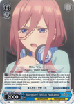 5HY/W83-TE46 Burglar? Miku Nakano - The Quintessential Quintuplets English Weiss Schwarz Trading Card Game