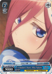 5HY/W83-TE51 A Maiden's Heart, Miku Nakano - The Quintessential Quintuplets English Weiss Schwarz Trading Card Game
