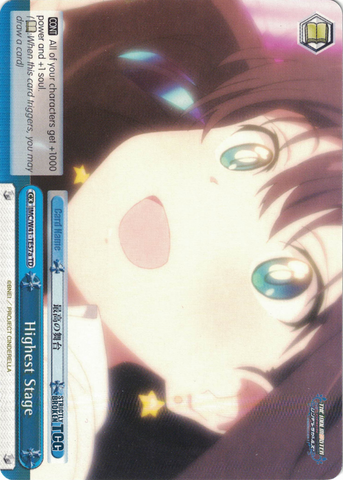 IMC/W41-TE57a Highest Stage - The Idolm@ster Cinderella Girls Trial Deck English Weiss Schwarz Trading Card Game