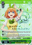 5HY/W83-TE63SP Ribbon Girl, Yotsuba Nakano (Foil) - The Quintessential Quintuplets English Weiss Schwarz Trading Card Game