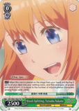 5HY/W83-TE65 Wood-Splitting, Yotsuba Nakano - The Quintessential Quintuplets English Weiss Schwarz Trading Card Game